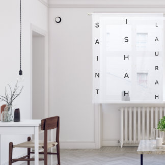 VERTICAL SAINT ISHAH LAURAH SHEER CURTAINS