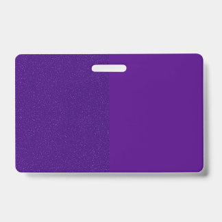Vertical Split Purple Badge (Customizable)