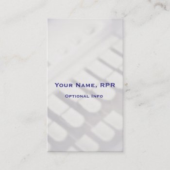 Vertical Steno Machine Keys Court Reporter Business Card by Stenofabulous at Zazzle