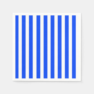 Vertical Stripe Sailor Blue & White Pattern Napkins