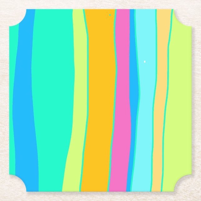 Vertical striped Coasters (Front)