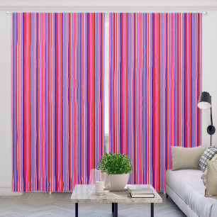 Vertical striped pattern lilac pink tones blackout curtains