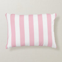 Vertical Stripes Baby Pink And White Striped