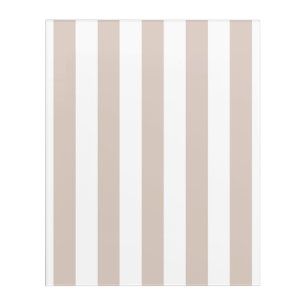 Vertical Stripes Beige And White Striped Acrylic Print