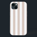 Vertical Stripes Beige And White Striped iPhone 13 Case<br><div class="desc">Vertical Stripes – beige and white striped pattern.</div>