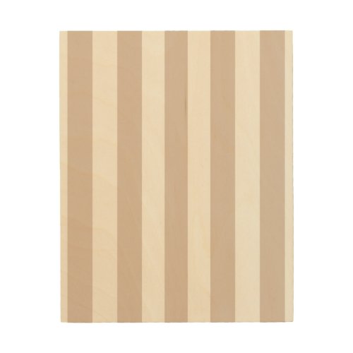 Vertical Stripes Beige And White Striped Wood Wall Art