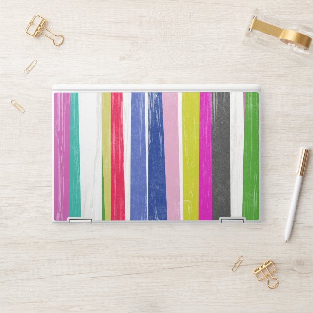Vertical Stripes HP Laptop Skin (Desk)