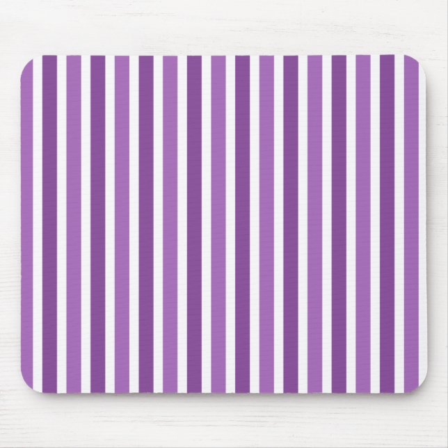 Vertical Stripes Mousepad, Purple Mouse Pad (Front)