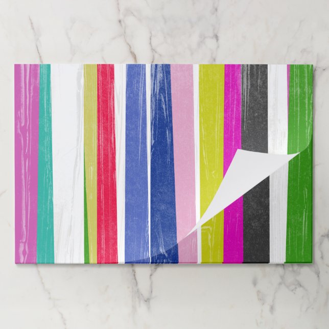Vertical Stripes Paper Pad (Folded)