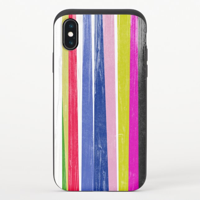 Vertical Stripes Uncommon iPhone Case (Back)