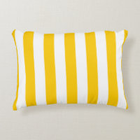 Vertical Stripes Yellow And White Striped