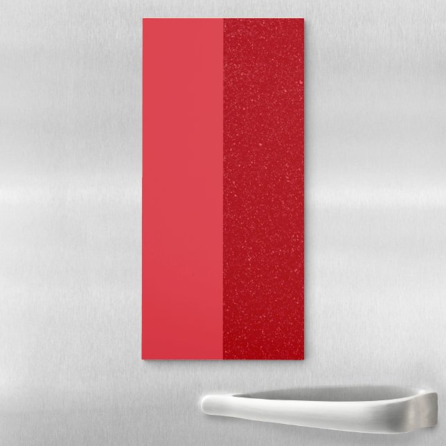 Vertical Tomato Red Magnetic Notepad – Customize (In Situ)