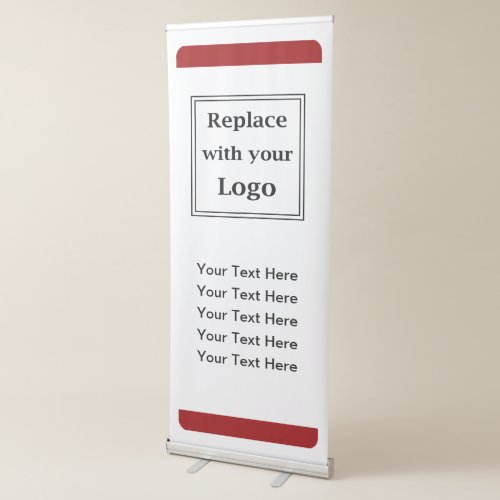 Vertical Trade Show Budget Promotional Sign Banner