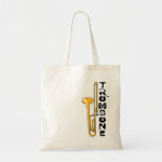 Vertical Trombone Tote Bag