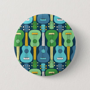 Vertical Ukulele Pattern Button