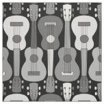 Vertical Ukulele Pattern  Fabric