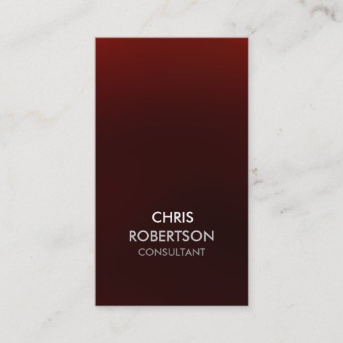 Vertical White Gray Red Attractive Business Card