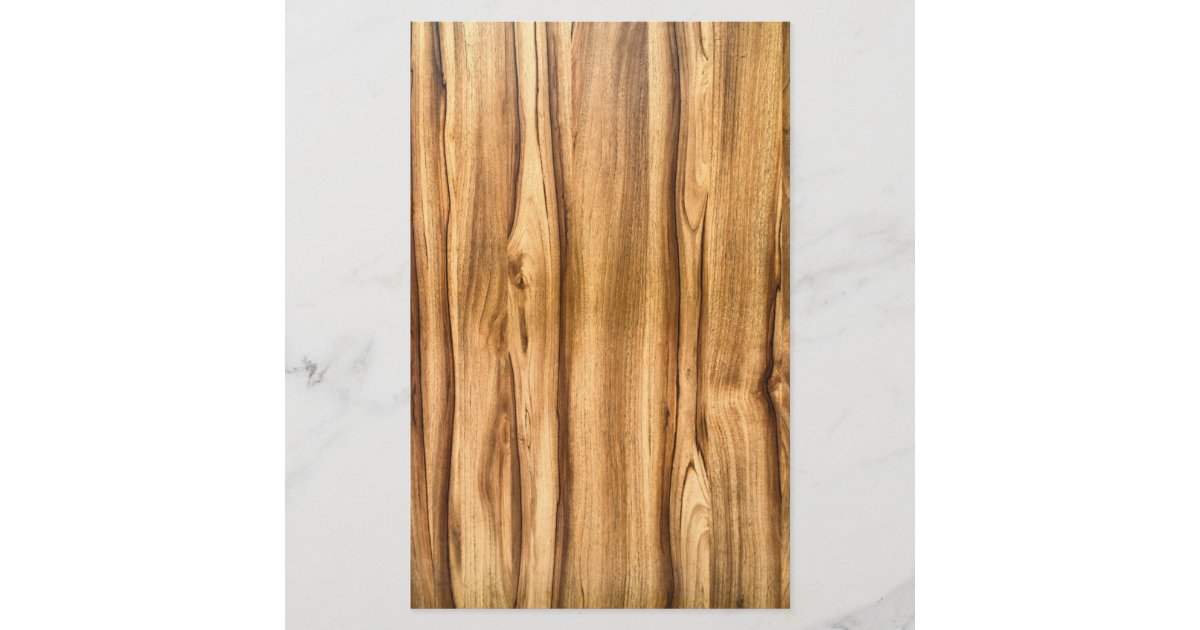 Vertical Wood Grain Pattern Stationery | Zazzle