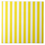 Vertical Yellow Stripes Tile<br><div class="desc">Be sure to check out all options to customize your selection!
For example, the white in the design may be changed to a different color!
Thanks for looking!</div>