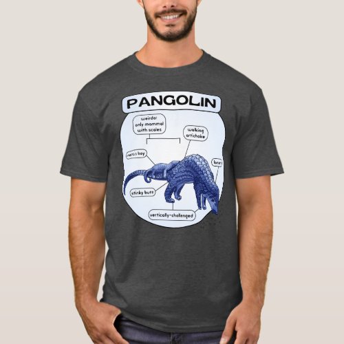 VerticallyChallenged Pangolin T_Shirt