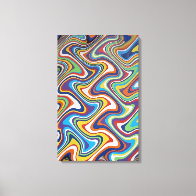 Verticle Carpet Abstract 6, 2018 | SVP Images Canvas Print (Front)