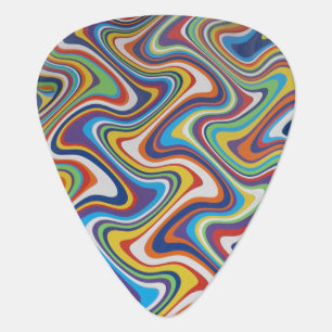 Verticle Carpet Abstract 6, 2018   SVP Images Guitar Pick