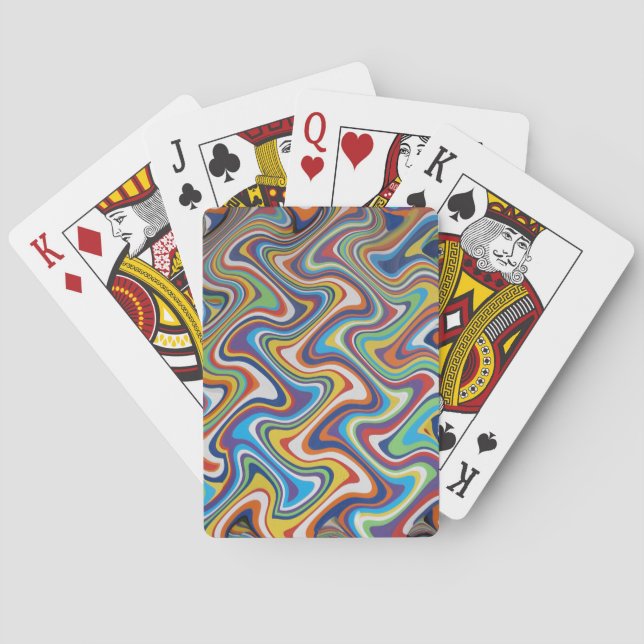 Verticle Carpet Abstract 6, 2018 | SVP Images Poker Cards (Back)