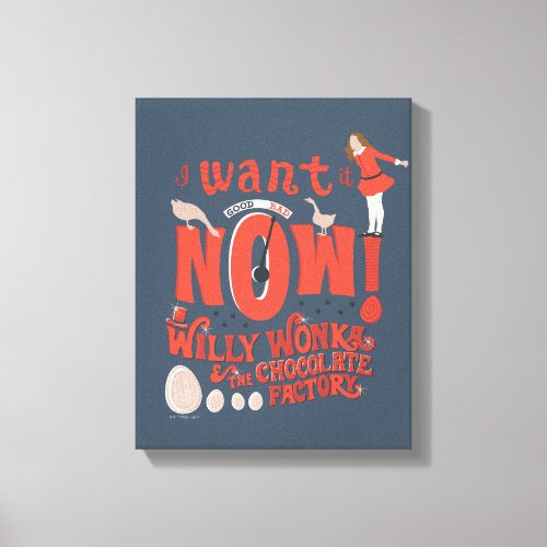 Veruca Salt _ I Want It Now Canvas Print