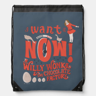 Veruca Salt - I Want It Now! Drawstring Bag