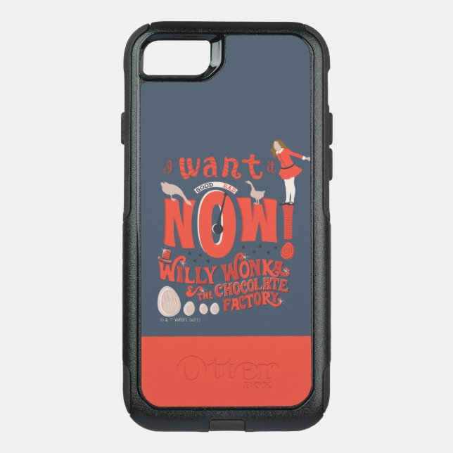 Veruca Salt - I Want It Now! Otterbox iPhone Case (Back)
