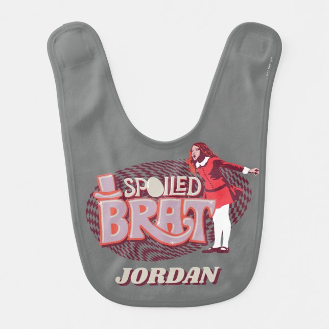 Veruca Salt - Spoiled Brat Baby Bib (Front)