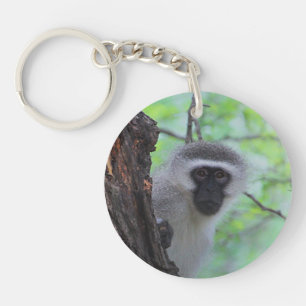 Vervet Monkey Keychain