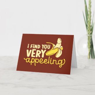 Very Appeeling Cute Banana Funny Valentine's Day