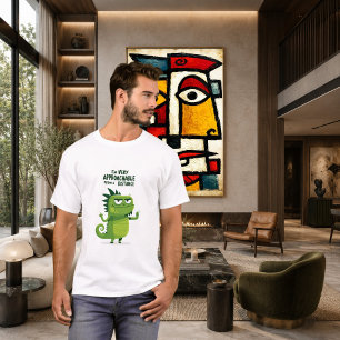 Very Approachable From a Distance Funny Reptile T-Shirt