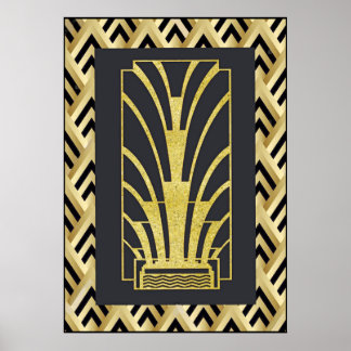 Very Art Deco Poster. Poster