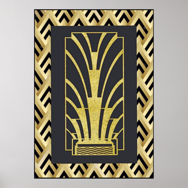 Very Art Deco Poster. Poster (Front)