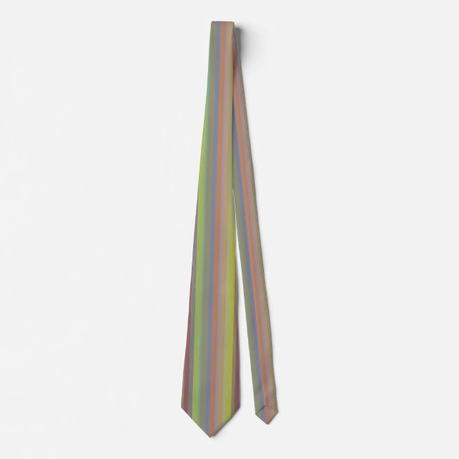 Very Beachy Stripe - Sandals Neck Tie (Front)