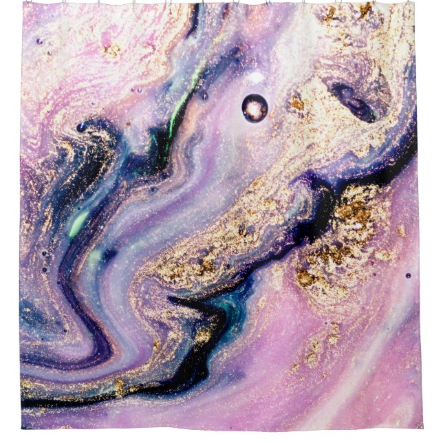 Very beautiful marble pattern. Abstract art wallpa Shower Curtain (Front)