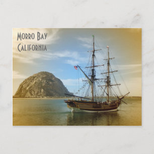 Very Beautiful Morro Bay Postcard! Postcard