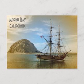 Very Beautiful Morro Bay Postcard! Postcard
