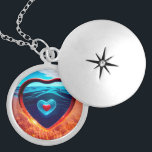 Very beautiful romantic wedding picture AI Locket Necklace<br><div class="desc">Very beautiful wedding picture for all people in love. Ideal picture for engagement,  wedding or other romantic occasions. Generativecontent. Beautiful picture for people who are getting married. Beautiful image with a heart.</div>