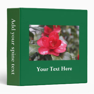 Very beautiful spring, summer pink azalea flower. 3 ring binder