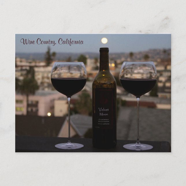 Very Beautiful Wine Country Postcard! Postcard (Front)