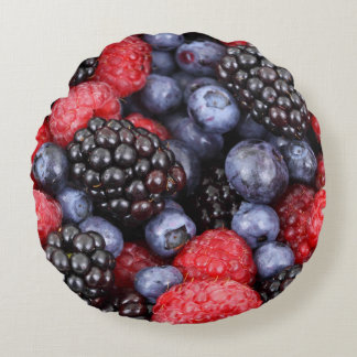 Very Berry Round Pillow
