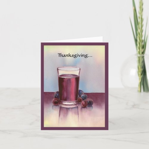 Very Berry Thanksgiving Holiday Card