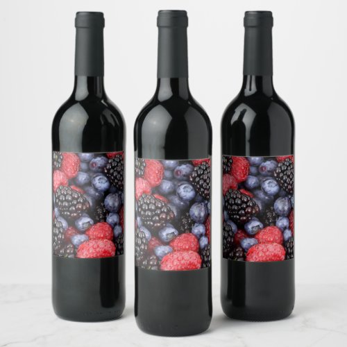 Very Berry  Wine Label