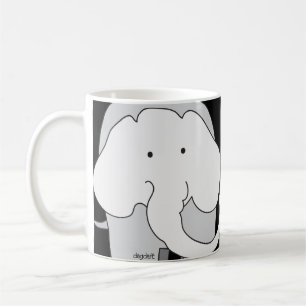 Very Big Gray Elephants! Mug