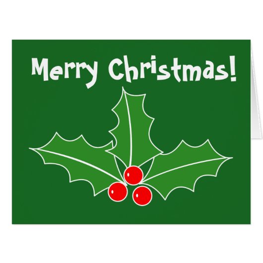 Very big oversized Christmas card for the Holidays (Front Horizontal)