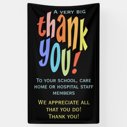 Very Big Thank You Appreciation Volunteer Banner