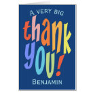 Very Big Thank You Colorful Typographic